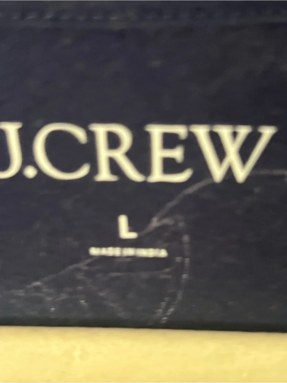 J.crew Navy Blue Tropéz Map Print Tee. Size large .  Never worn but washed